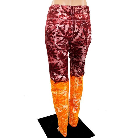 Denim Life by Pimkie 2 Tone TyeDye Boho Tapered Denim Jeans 30/32 - Picture 5 of 9